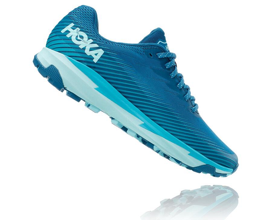 Hoka One One Trainers Womens Blue - Torrent 2 - 08536RJDL